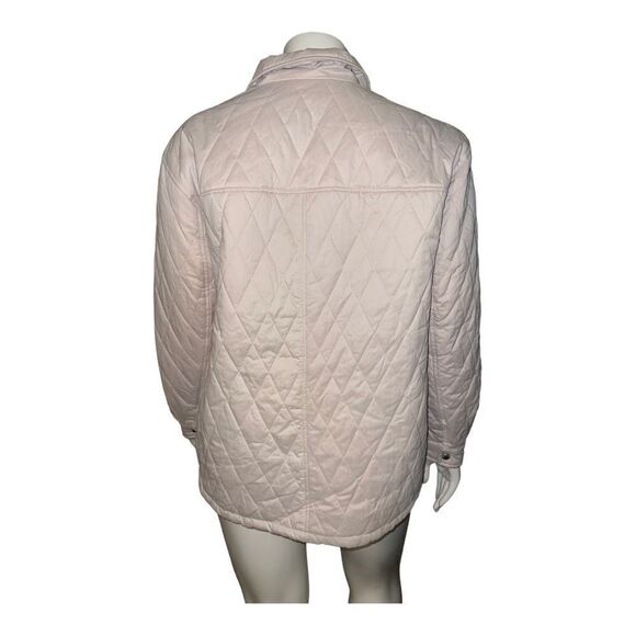 Levi's Women's Quilted Shirt Jacket Shacket Peach Blossom Pink Plus Size XXL NWT - Picture 3 of 9